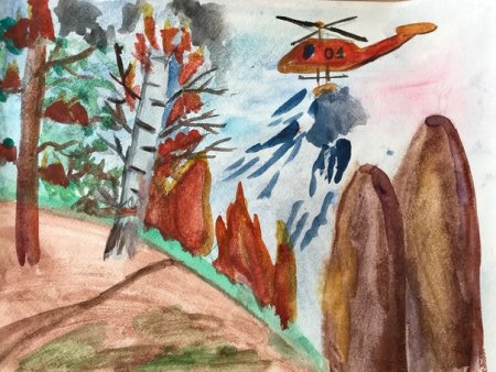 Красноярские столбы рисунки детей