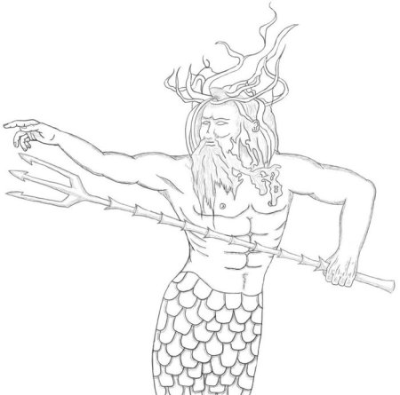 Дионис Бог древней Греции рисунок