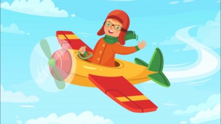 Самолетик с пилотом