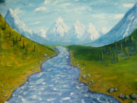 Рисование гор