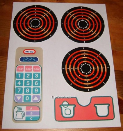 Наклейки для игрушечной кухни