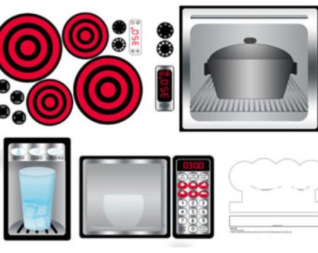 Наклейки для детской кухни