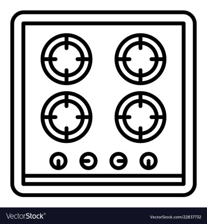 Пиктограмма варочная поверхность