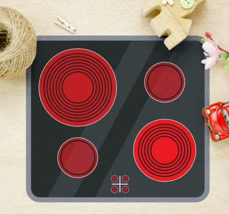 Наклейки на варочную панель