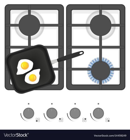 Детская кухонная плита вид сверху