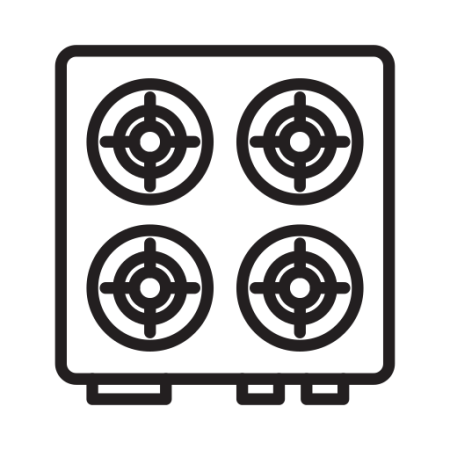 Газовая плита значок