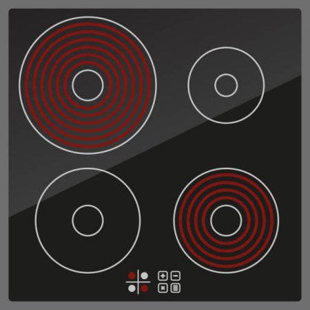 Варочная плита вектор