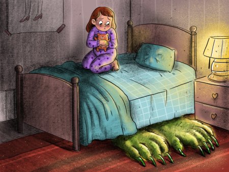 Детские страхи иллюстрации