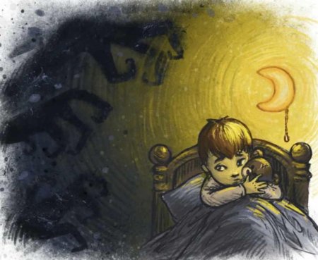 Детские страхи вектор