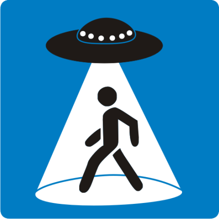 Дорожный знак НЛО