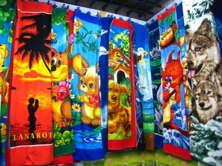 Большие полотенца с рисунком