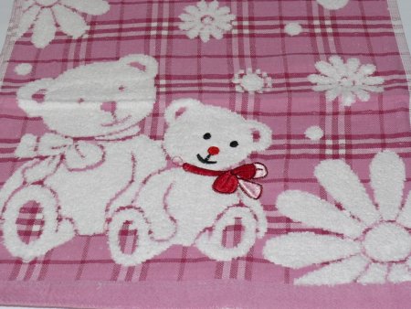 Полотенце банное детское с мишкой