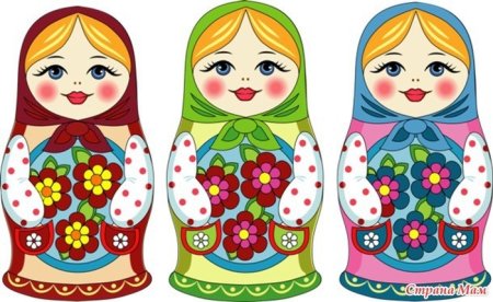 Матрешка рисунок