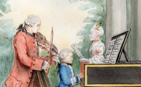 Вольфганг Амадей Моцарт маленький