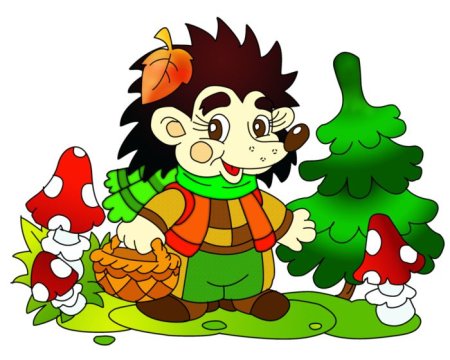 Сказочный персонаж еж