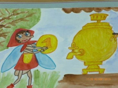 Рисунки к сказкам Чуковского Муха Цокотуха