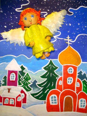 Детские работы на рождественскую тему