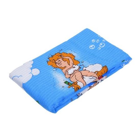 Полотенце банное вафельное №88 трио