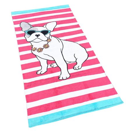 Пляжное полотенце "хаски"