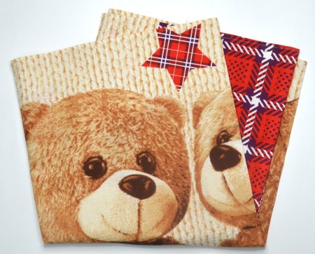 Полотенце банное детское с мишкой