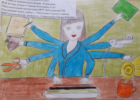 Рисунок на тему Мамина мечта