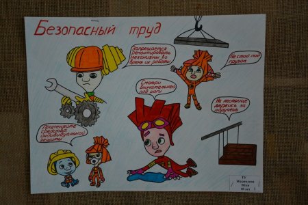 Плакат на тему техника безопасности