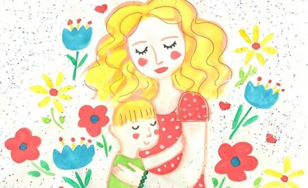 Рисункиина день матери