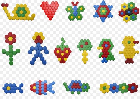 Узоры из мозаики для детей