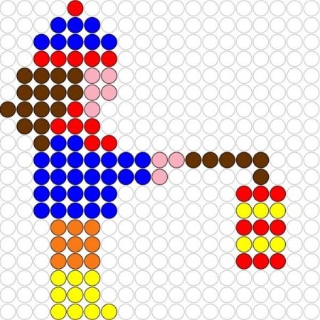 Схемы для мозаики детской