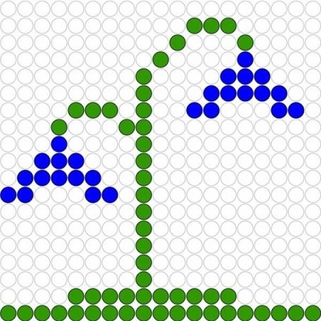 Схемы рисунков для мозаики