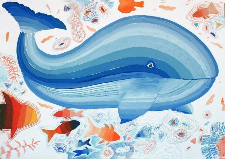 Правополушарное рисование подводный мир