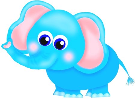 Голубой для детей