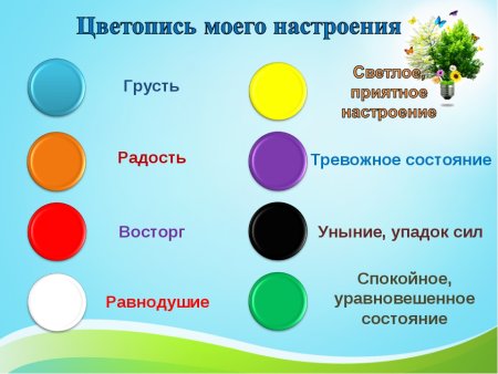 Цвет настроения.