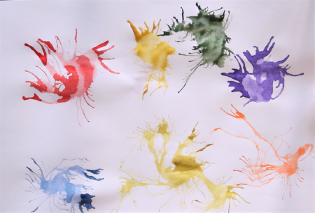 Александр Козенс кляксография