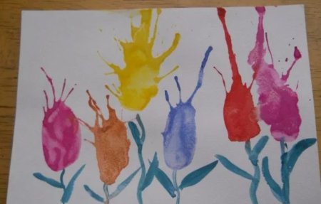 Нетрадиционная техника рисования кляксография