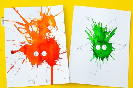 Трафареты для кляксографии