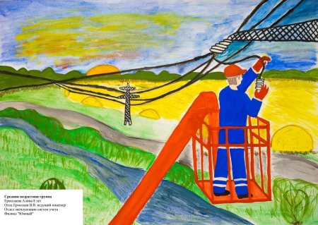 Конкурс детского рисунка Энергетика глазами детей