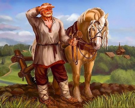 Русские богатыри Микула Селянинович