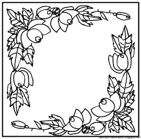 Узоры в квадрате декоративное рисование