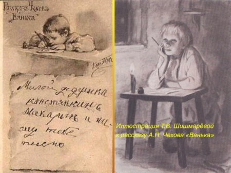 Кукрыниксы иллюстрации к Чехову Ванька