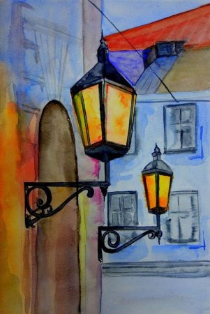 Рисование волшебного фонаря