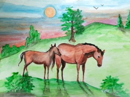 Природа Башкирии рисунки