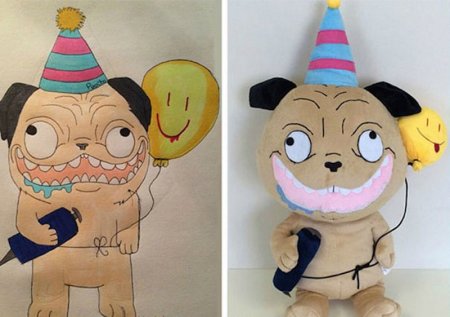 Игрушки по рисункам детей