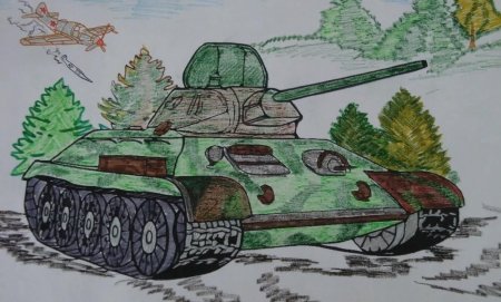 Рисунок на 23 февраля