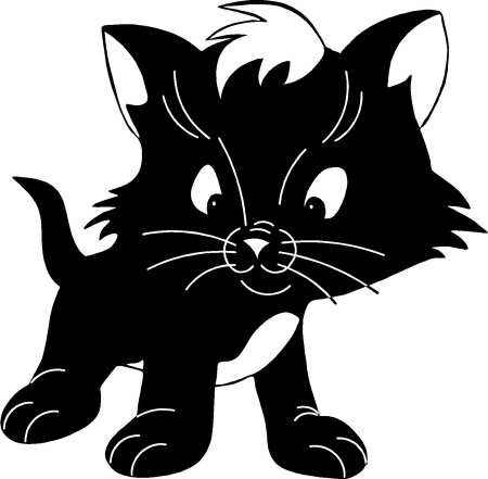 Кошка рисунок