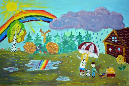 Рисунки мир в котором я живу детские