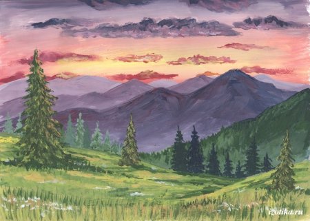 Пейзажи для рисования