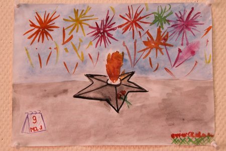 Рисование с малышами на тему день Победы