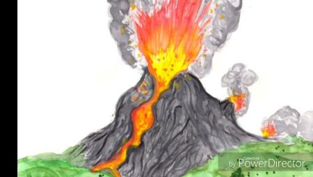 Вулкан для детей