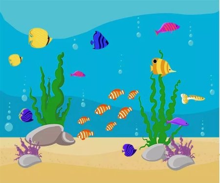 Аквариум в паинте